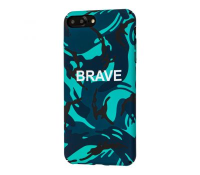 Чохол Ibasi and Coer для iPhone 7 Plus/8 Plus матове покриття Brave блакитний