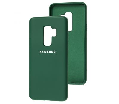 Чохол для Samsung Galaxy S9+ (G965) Silicone Full зелений / dark green