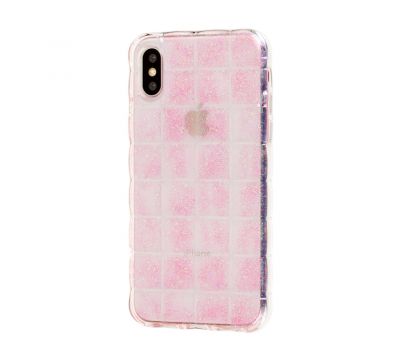 Чохол Tinsel для iPhone X / Xs рожевий
