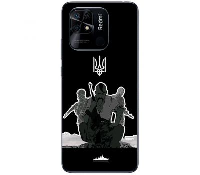 Чохол для Xiaomi Redmi 10C MixCase патріотичні козак з автоматом