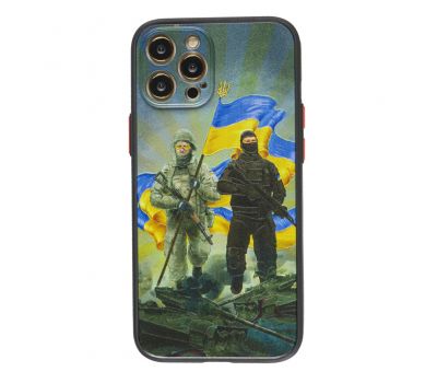 Чохол для iPhone 12 Max WAVE Ukraine Shadow Matte to victory