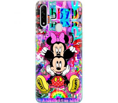 Чохол для Oppo A31 MixCase написи Mickey and Minnie mouse