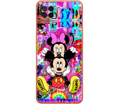 Чохол для Oppo A73 MixCase графіті Mickey and Minnie mouse
