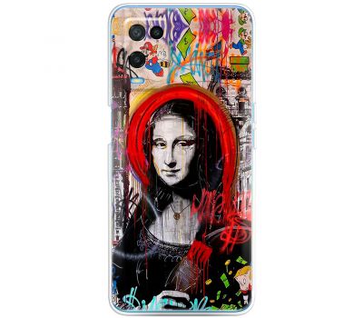 Чохол для Oppo A54 MixCase графіті Мона Ліза