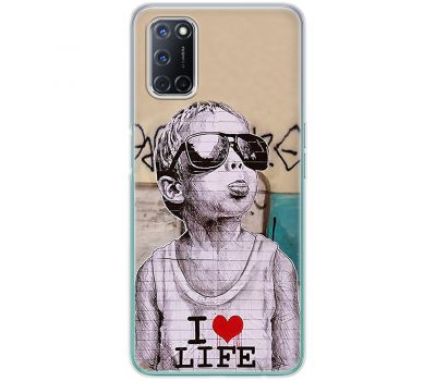 Чохол для Oppo A52 / A72 / A92 MixCase графіті I love life