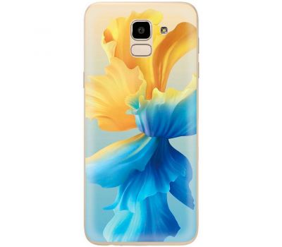 Чохол для Samsung Galaxy J6 2018 (J600) MixCase патріотичні квітка України