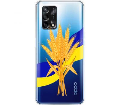 Чохол для Oppo A74 MixCase патріотичні пшениця з України
