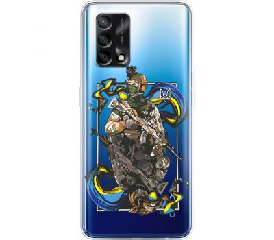 Чохол для Oppo A74 MixCase патріотичні військовий