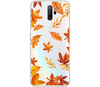 Чохол для Oppo A5 / A9 (2020) MixCase осінь осінні листочки