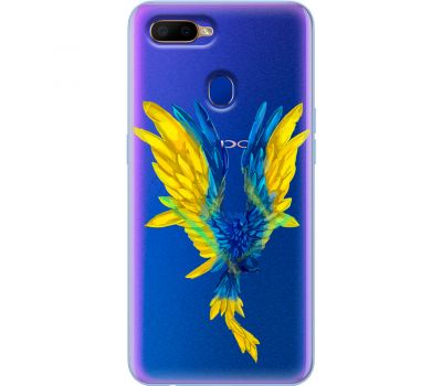 Чохол для Oppo A5s / A12 MixCase патріотичні жовто-синій птах