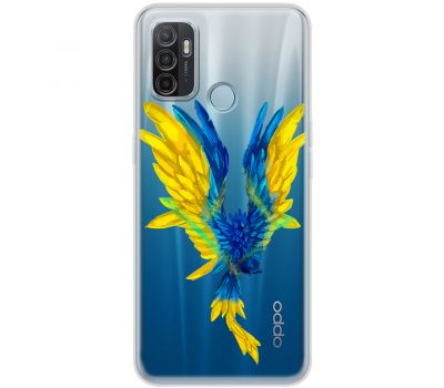 Чохол для Oppo A53 / A32 / A33 MixCase патріотичні жовто-синій птах