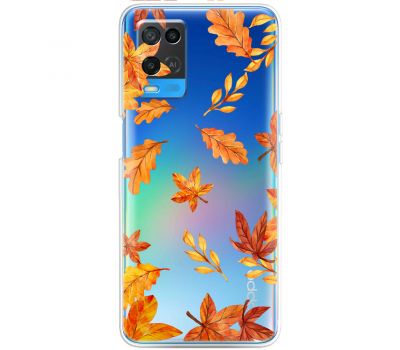 Чохол для Oppo A54 MixCase осінь осінні листочки
