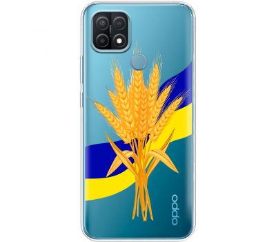 Чохол для Oppo A15 / A15s MixCase патріотичні пшениця з України