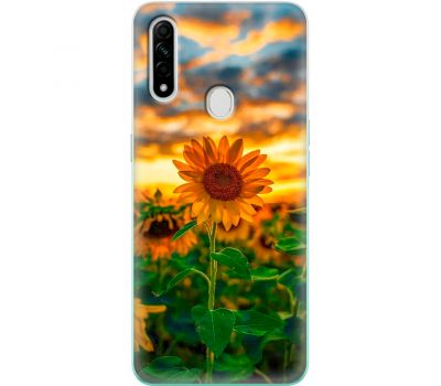 Чохол для Oppo A31 MixCase осінь поле соняшників