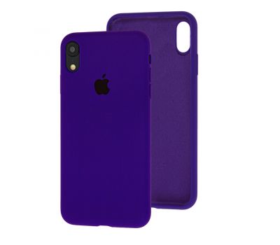 Чохол для iPhone Xr Silicone Full фіолетовий / ultra violet