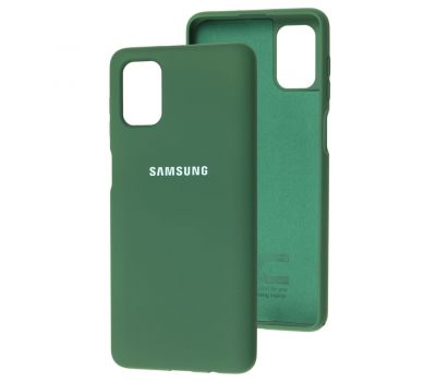 Чохол для Samsung Galaxy M51 (M515) Silicone Full зелений / pine green