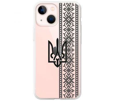 Чохол для iPhone 14 MixCase патріотичні орнамент тризуба і вишиванки 3280907