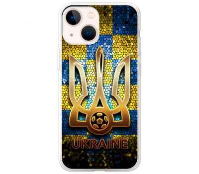 Чохол для iPhone 14 MixCase патріотичні позолочений тризуб