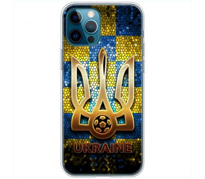 Чохол для iPhone 12 Pro MixCase патріотичні позолочений тризуб