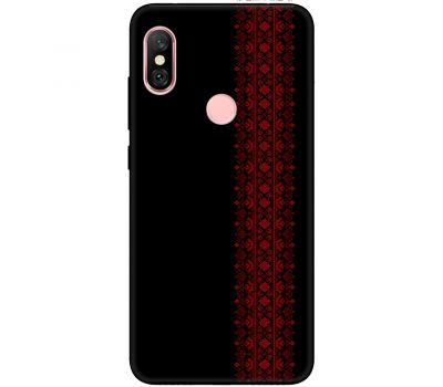 Чохол для Xiaomi Xiaomi Redmi Note 6 Pro MixCase патріотичні червоний колір вишиванки