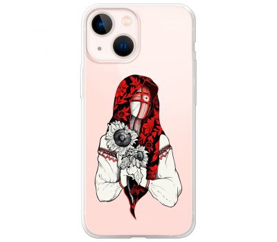 Чохол для iPhone 14 MixCase патріотичні сумна українка 3281152