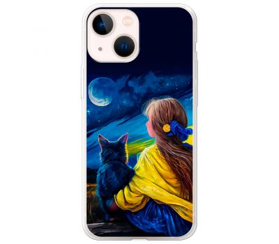 Чохол для iPhone 14 MixCase патріотичні зіркова ніч картина