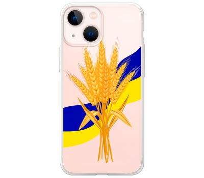 Чохол для iPhone 14 Plus MixCase патріотичні пшениця з України