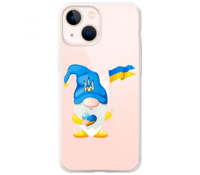 Чохол для iPhone 13 MixCase патріотичні гномік з Україною 3281106