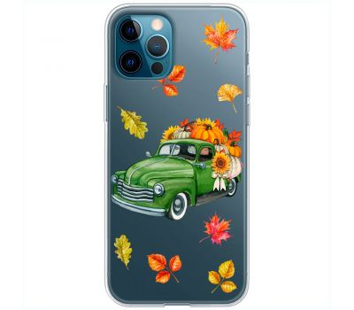 Чохол для iPhone 12 Pro MixCase осінь авто з гарбузами