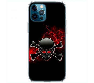 Чохол для iPhone 12 Pro MixCase патріотичні череп та кістки