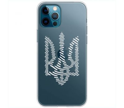 Чохол для iPhone 14 Pro MixCase патріотичні білий тризуб