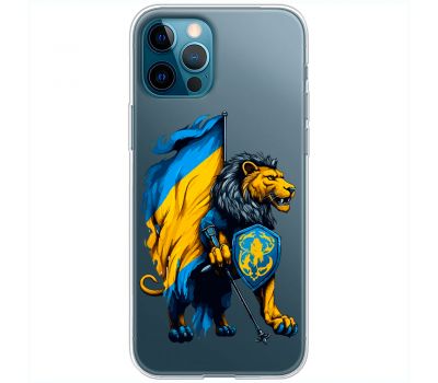 Чохол для iPhone 12 Pro Max MixCase патріотичні Український лев