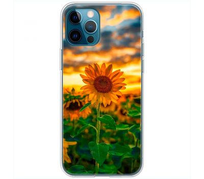Чохол для iPhone 12 Pro Max MixCase осінь поле соняшників