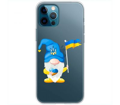 Чохол для iPhone 12 Pro MixCase патріотичні гномік з Україною