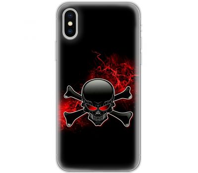 Чохол для iPhone Xs Max MixCase патріотичні череп та кістки