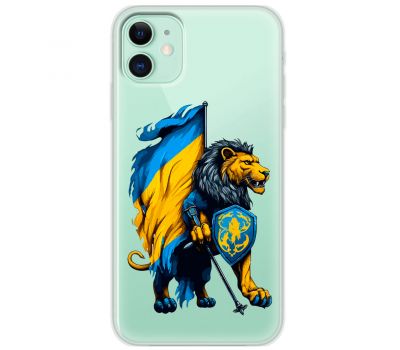 Чохол для iPhone 12 MixCase патріотичні Український лев