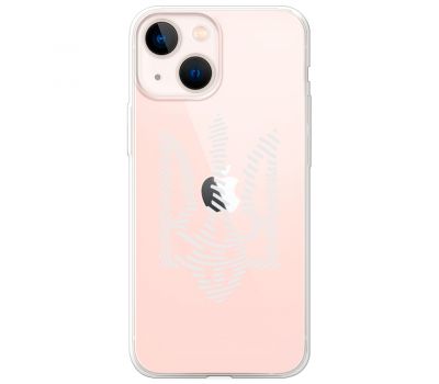 Чохол для iPhone 13 MixCase патріотичні білий тризуб 3281665