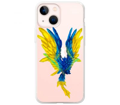 Чохол для iPhone 13 MixCase патріотичні жовто-синій птах 3281780