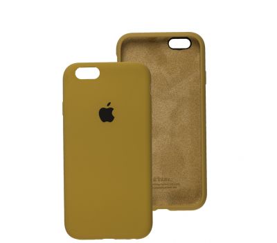 Чохол для iPhone 6/6s Silicone Full золотистий / gold
