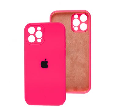 Чохол для iPhone 12 Pro Square Full camera bright pink