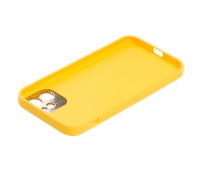 Чохол для iPhone 12 Leather Xshield yellow 3284544
