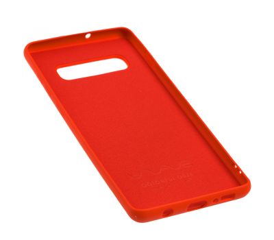 Чохол для Samsung Galaxy S10+ (G975) Wave colorful red 3286634