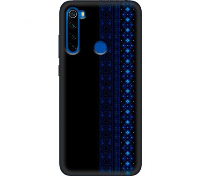 Чохол для Xiaomi Redmi Note 8T MixCase патріотичні синій колір вишиванки