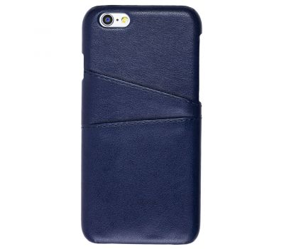 Чохол Card Holder для iPhone 6 синій з кишенею під карту