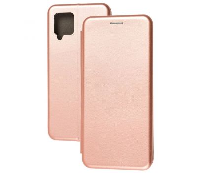 Чохол книжка Premium для Samsung Galaxy A42 (A426) рожево-золотистий