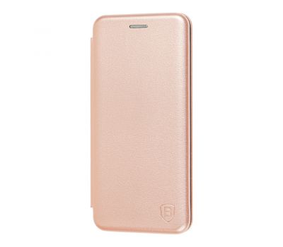 Чохол книжка Premium для Samsung Galaxy S10+ (G975) рожево-золотистий