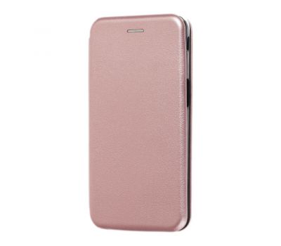 Чохол книжка Premium для Samsung Galaxy J6+ 2018 (J610) рожево-золотистий