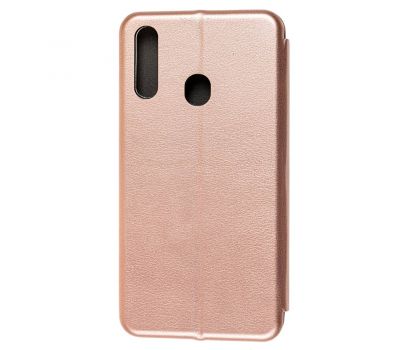 Чохол книжка Premium для Samsung Galaxy A20s (A207) рожево-золотистий 3289766