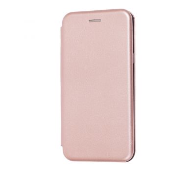 Чохол книжка Premium для Samsung Galaxy A6+ 2018 (A605) рожево-золотистий