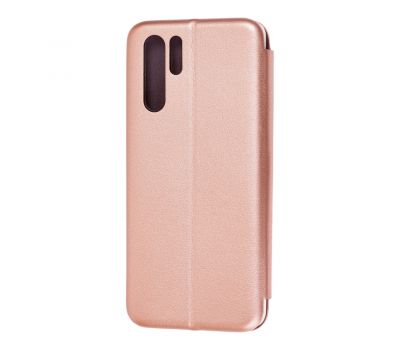 Чохол книжка Premium для Huawei P30 Pro рожево-золотистий 3290491